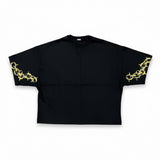 PLAYERA SUBTERRÁNEA CADENAS OVERSIZE NEGRA