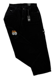 PANTALÓN BENZAA CARPINTERO “DADOS” NEGRO COSTURAS NEGRAS