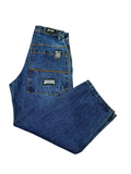 PANTALÓN BENZAA DOBLE RODILLA MEZCLILLA AZUL