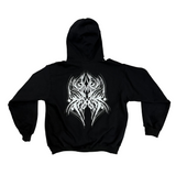 SUDADERA OVER MODA NEGRA