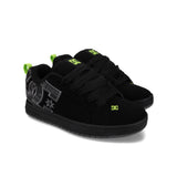 TENIS DC COURT GRAFFIK GAMUSA NEGRO/VERDE #27.5
