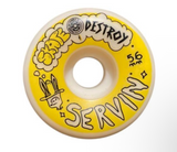Ruedas Travel On Wheels Servin Pro amarillo 56mm, Dureza 101A