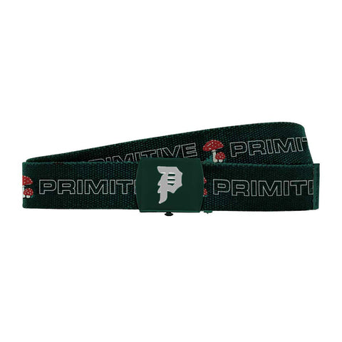 Primitive Collector Web Belt Green