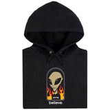 Thrasher x Alien Workshop Believe Hood Black