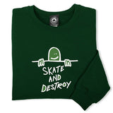 Thrasher Gonz Sad Logo Crewneck Green