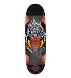 Tabla Stranger Things Hellfire Club Flames Santa Cruz Skateboard 9in