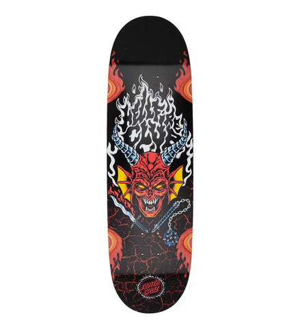Tabla Stranger Things Hellfire Club Flames Santa Cruz Skateboard 9in