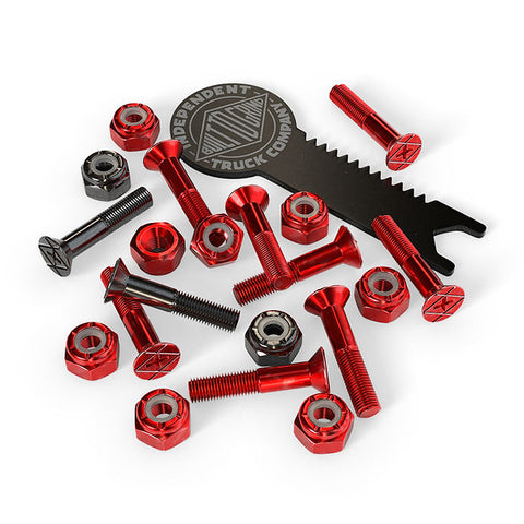 Independent Cross Bolts Phillips 1" Red