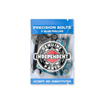 Independent Cross Bolts Phillips 1" Blue