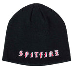 Spitfire Old E Skull Beanie Blk Red Wht