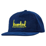 Krooked Skript Snapback Blue/Yellow