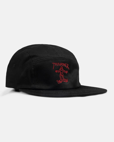 Thrasher Gonz 5 Panel Hat Black