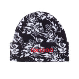 GX1000 Floral Beanie Black